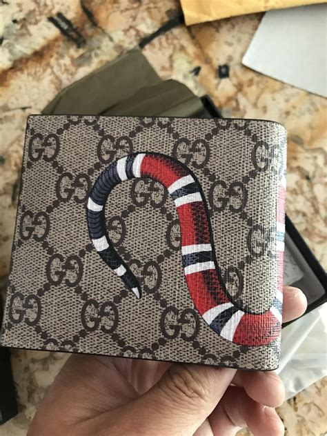 gucci snake wallet nordstrom|Gucci wallet snake review.